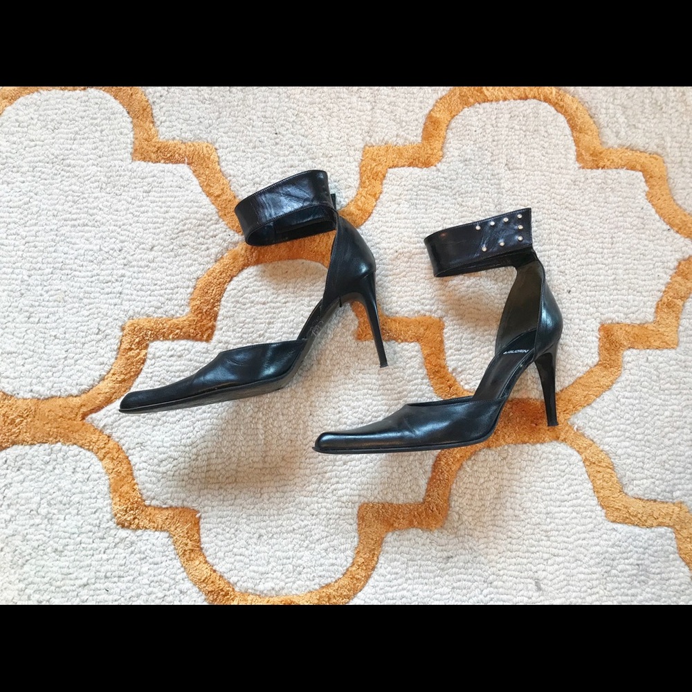 Sexy Black Rhinestone Migliorini Heels